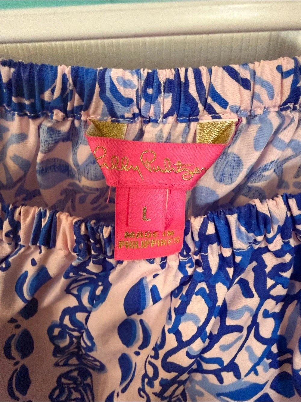 Lilly Pulitzer Frankee off the shoulder short sleeve top